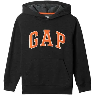 GAP Jungen Logo Hoodie Kapuzenpullover, Grau, S - S