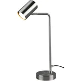 Trio Tischleuchte Marley Nickel matt