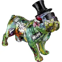 Casablanca by Gilde GILDE Figur Street Art Hund mehrfarbig - (H) 24 cm | Gr.: onesize