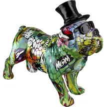 Casablanca by Gilde GILDE Figur Street Art Hund mehrfarbig - (H) 24 cm | Gr.: onesize