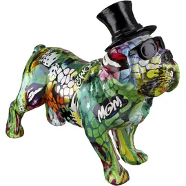 Casablanca by Gilde GILDE Figur Street Art Hund mehrfarbig - (H) 24 cm | Gr.: onesize