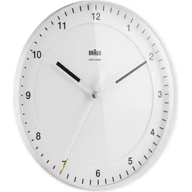 Braun BC 17 W-DCF Funkwanduhr weiß
