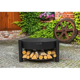 Cook King Feuerschale Montana Ø 60 cm Schwarz