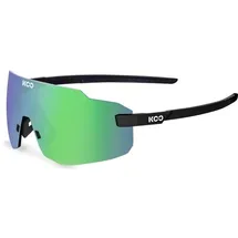 KOO Supernova Sonnenbrille Black Matt Green/Green Mirror