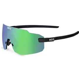KOO Supernova Sonnenbrille Black Matt Green/Green Mirror