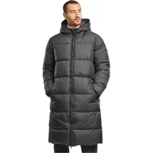 URBAN CLASSICS Mens Long Puffer Coat Black, L