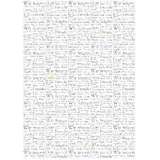 Ursus - Ludwig Bähr Transparentpapier Silver Style Worte, 5 Blatt