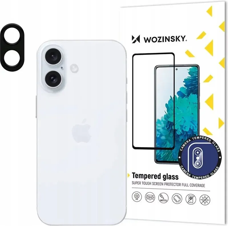 Wozinsky Vollkamera-Glas Panzerglas für die gesamte Kamera iPhone 16e