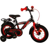 Volare Thombike Kinderfahrrad - Jungen 12 Zoll - Schwarz Rot