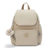 Kipling Basic City Zip Mini Backpack Sign Beige Emb