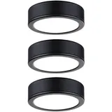 Paulmann LED-Schrankleuchte LED LED fest eingebaut 9W Warmweiß Schwarz