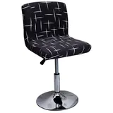 ZZDZW Beige Barhocker Stuhlhussen 2er/4er/6er Set, Stretch Jacquard Bar Stuhlhussen Barhocker-Bezüge Elastische Stuhlhussen Abnehmbare Waschbar,Für Esszimmer Café Esszimmerstuhl Küche