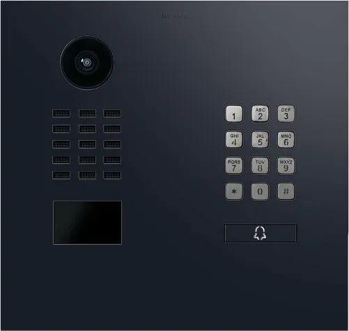 DoorBird D2101KH IP Video Türsprechanlage Schwarzblau, Edelstahl, pulverbeschichtet, seidenmatt
