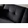 trends by hg Ecksofa Cord 2-Sitzer Blau Azur