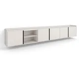 SKRAUT HOME Lowboard 309x50 cm Beige Holzwerkstoff