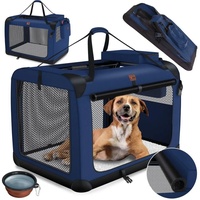 Lovpet LOVPET® Hundebox Hundetransportbox faltbar Inkl.Hundenapf Transporttasche Hundetasche Transportbox