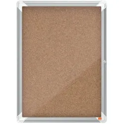 Anschlagbrett Nobo Displayständer 53,2 x 69,2 x 3,7 cm Kork Glas Aluminium