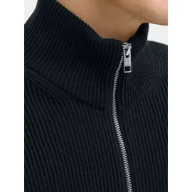 JACK & JONES Strickjacke JJEPERFECT KNIT ZIP CARDIGAN SN blau M (50)