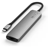 Satechi 7-in-1 Slim Multiport Adapter mit Ethernet Space Grau