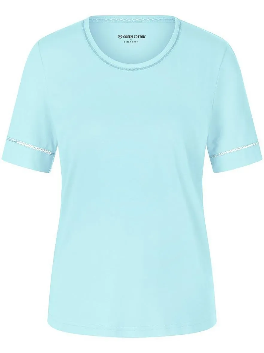 Rundhals-Shirt Frida Green Cotton blau, 50