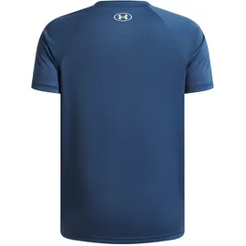 Under Armour Tech Graphic SS blue lumos lime XL