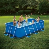 Summer Waves PoolActive Frame Rectangular Pool 4 x 2 x 1 m, inkl. Pumpe