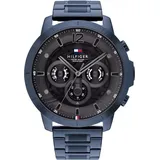 Tommy Hilfiger Luca Edelstahl blau 50 mm 1710493