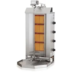 CombiSteel Gyros Grill Gas. Motorposition Oben, 3 Heizzonen