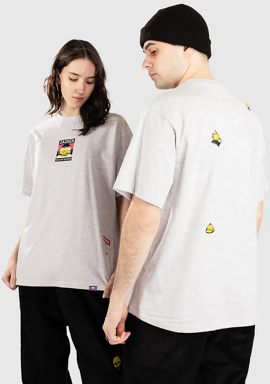 Jacker Deal T-Shirt heather grey Gr. XL