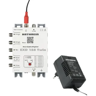 Kathrein Einkabel-Multischalter 5-862+950-2150 MHz EXD 158 Twin