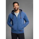 MAN'S WORLD Kapuzensweatjacke Blau meliert S