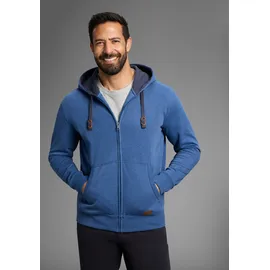 MAN'S WORLD Kapuzensweatjacke Blau meliert S