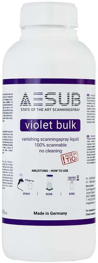 AESUB Violet - Spray Gun Solution Scanning Spray - 1000 ml