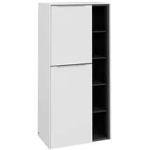 Villeroy & Boch V&B Mittelschrank Subway 3.0 57,4x120x36,2cm, Sch L/Gr Alu gl, P wh.