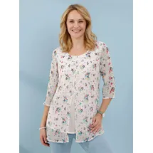 Classic Basics Longbluse mehrfarbig 56