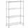 Royal Catering Steckregal Chrom 35 x 90 x 137 cm grau