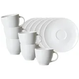 Ritzenhoff & Breker Espressotassen mit Untertassen 90 ml 6er Set