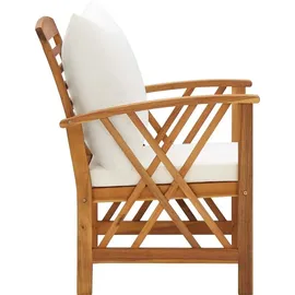 vidaXL Modell 15 Loungeset braun/weiß