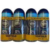 NIVEA Fresh Ocean Deo Roll-On 4 x 50 ml