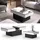 Vicco Couchtisch Boto Schwarz 95 x 40 Ausziehbar