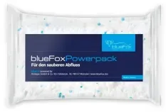 blueFox Powerpack Abfluss- & Siphonreiniger, Biologischer Reiniger gegen Verstopfungen, 1 Packung = 4 Tütchen