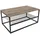 Wellhome Couchtisch 95x43x55 cm in Beige und Schwarz