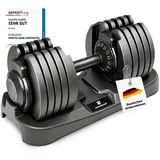EVERLEVEN Hantel-Set Verstellbare Kurzhanteln - 15 Gewichtseinstellungen - Hantelset 24kg Einzelhantel