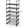 Songmics Schuhregal 30 x 106 x 45 cm offen / schwarz