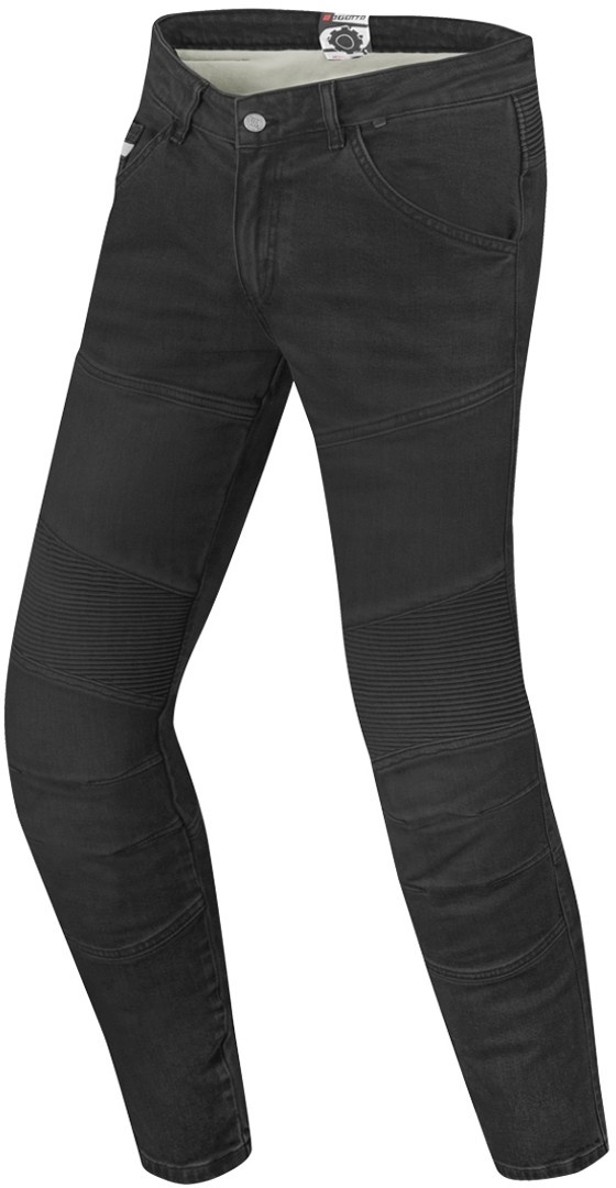Bogotto Streton Motorfiets Jeans, zwart, 28 34
