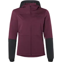 Vaude Vaude, Damen, Fahrrad Softshelljacke Qimsa Hooded Softshell Jacket, winddicht & atmungsaktiv, cassis uni, 36