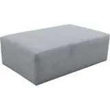 werk2 Polsterhocker Zeus-XL Polyester 120 x 41 x 80 cm Grau