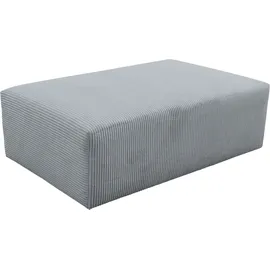 werk2 Polsterhocker Zeus-XL Polyester 120 x 41 x 80 cm Grau