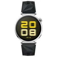 Huawei Watch GT 5 41 mm Silber Fluorelastomer-Armband Schwarz