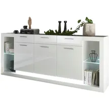 furn.design Sideboard, Weiß,